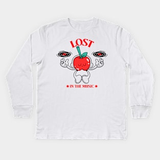 Lost in the Music Kids Long Sleeve T-Shirt